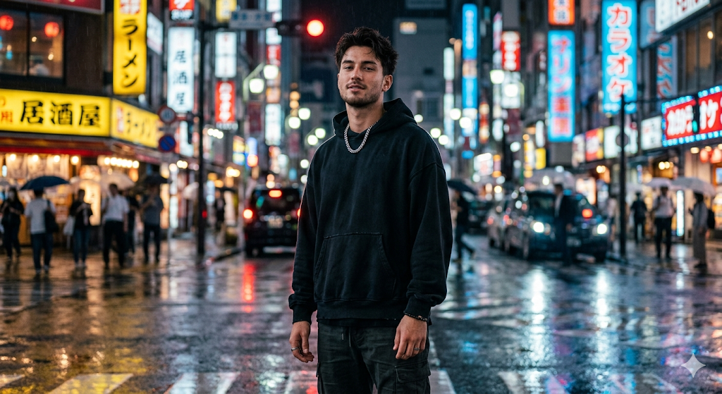 Aesthetic Street Portrait (Urban Cool)